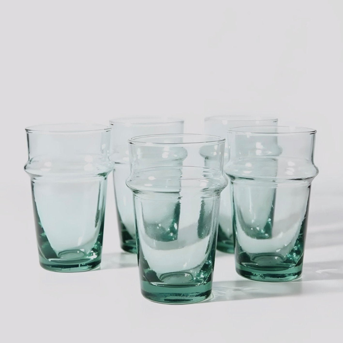 Moroccan Beldi Tea Glasses - Clear