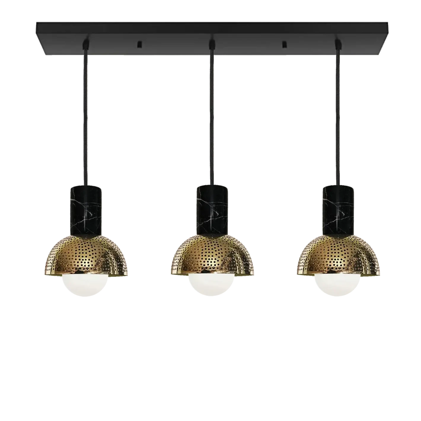 Maria linear 3 globe chandelier