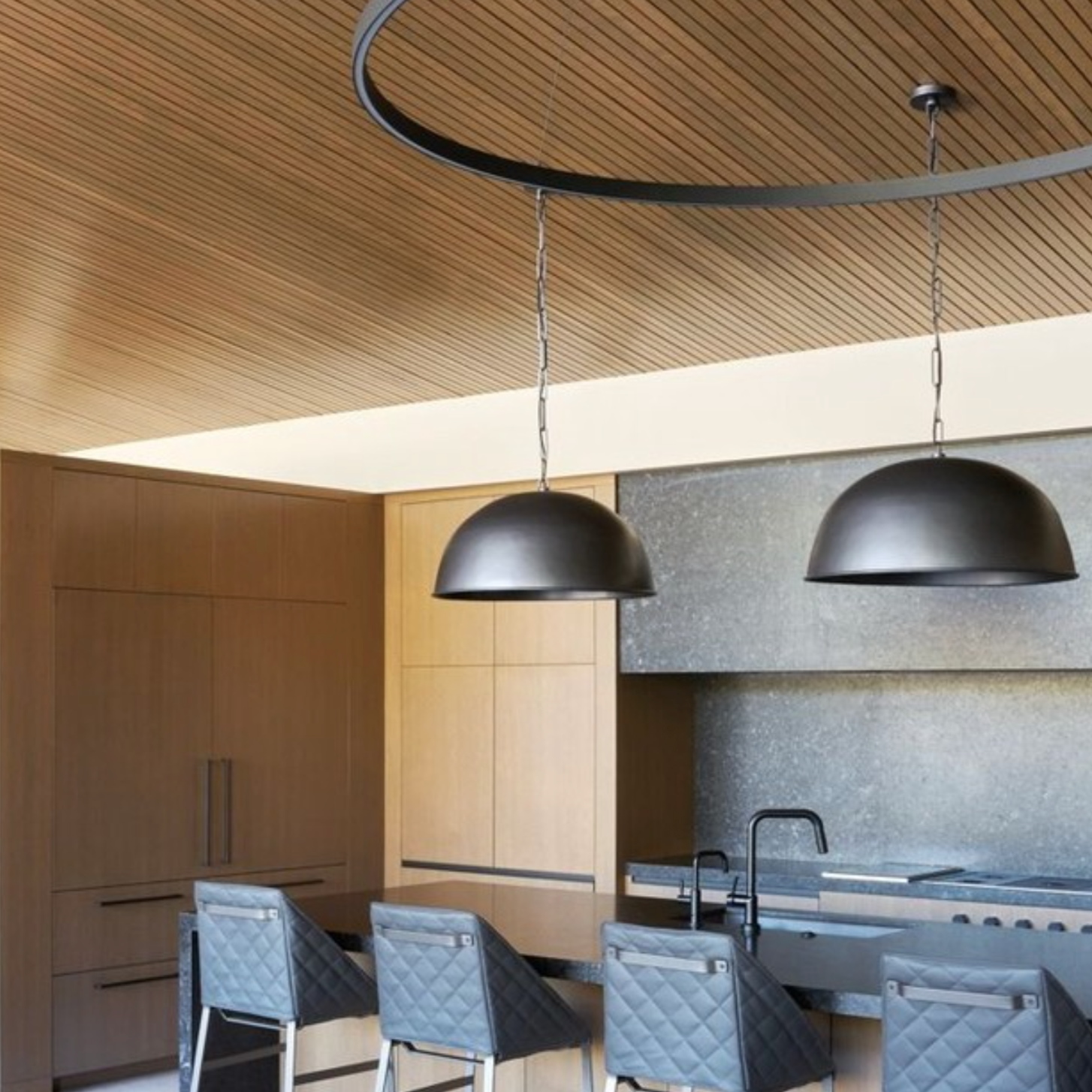 Quba Large Dome Pendant Light