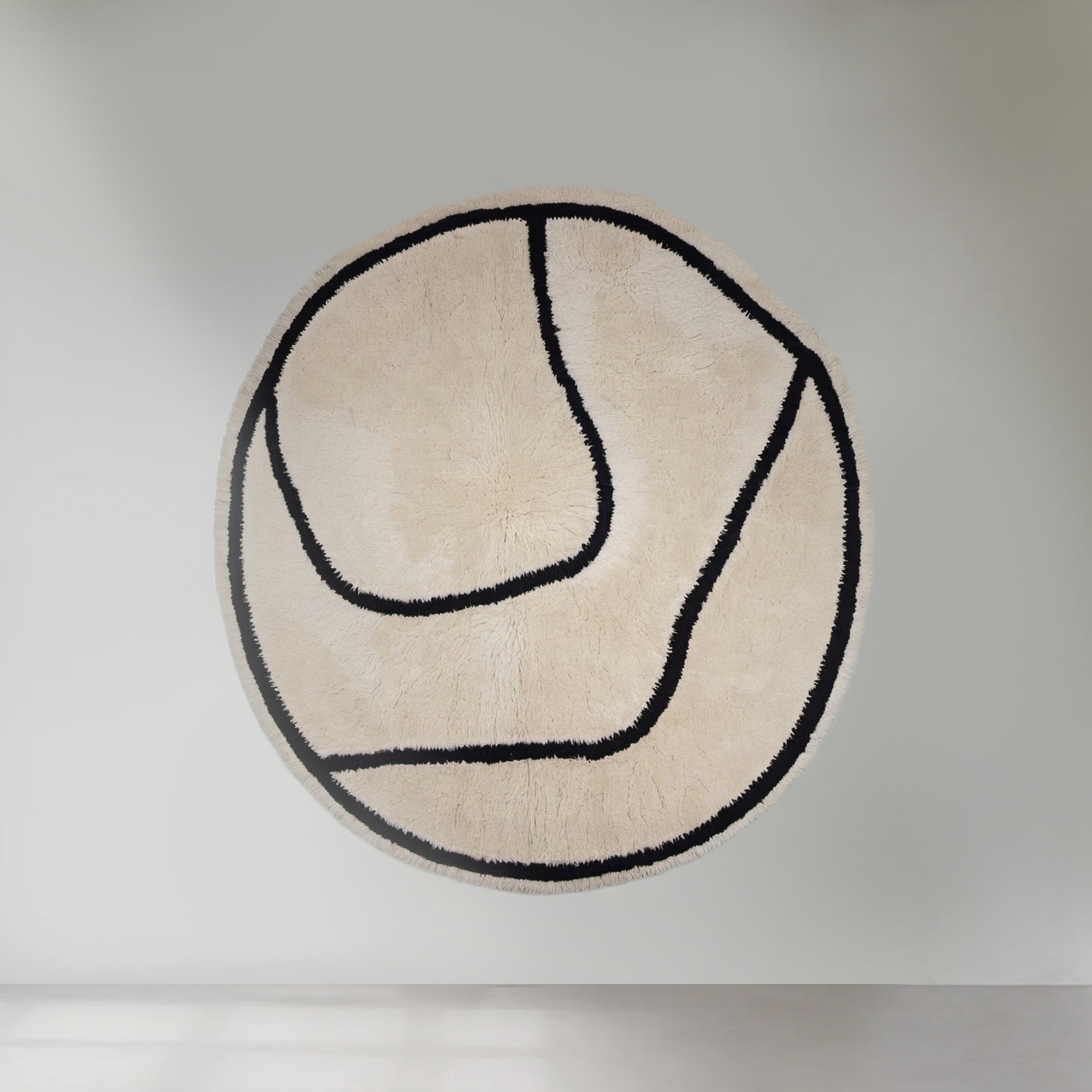 Pebble Round Organic Wool Rug - Artisan Carpet