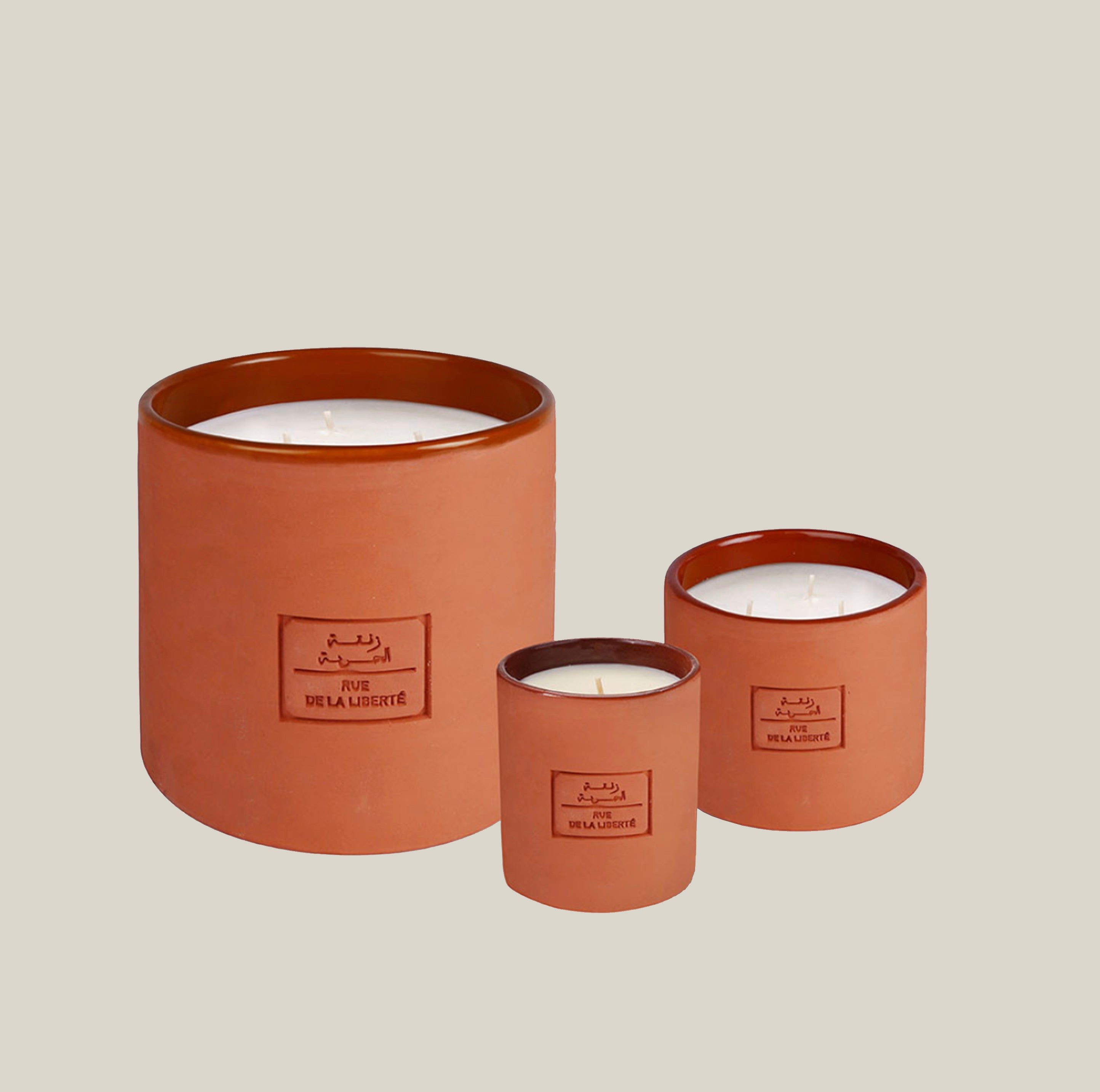 Terracotta Rue de la Liberter Candle